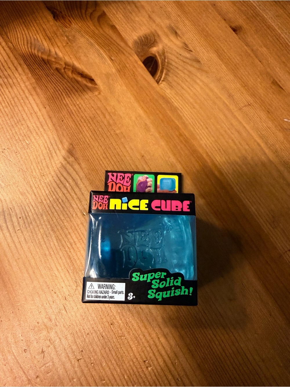 NeeDoh Nice Cube Blue - Super Solid Squish